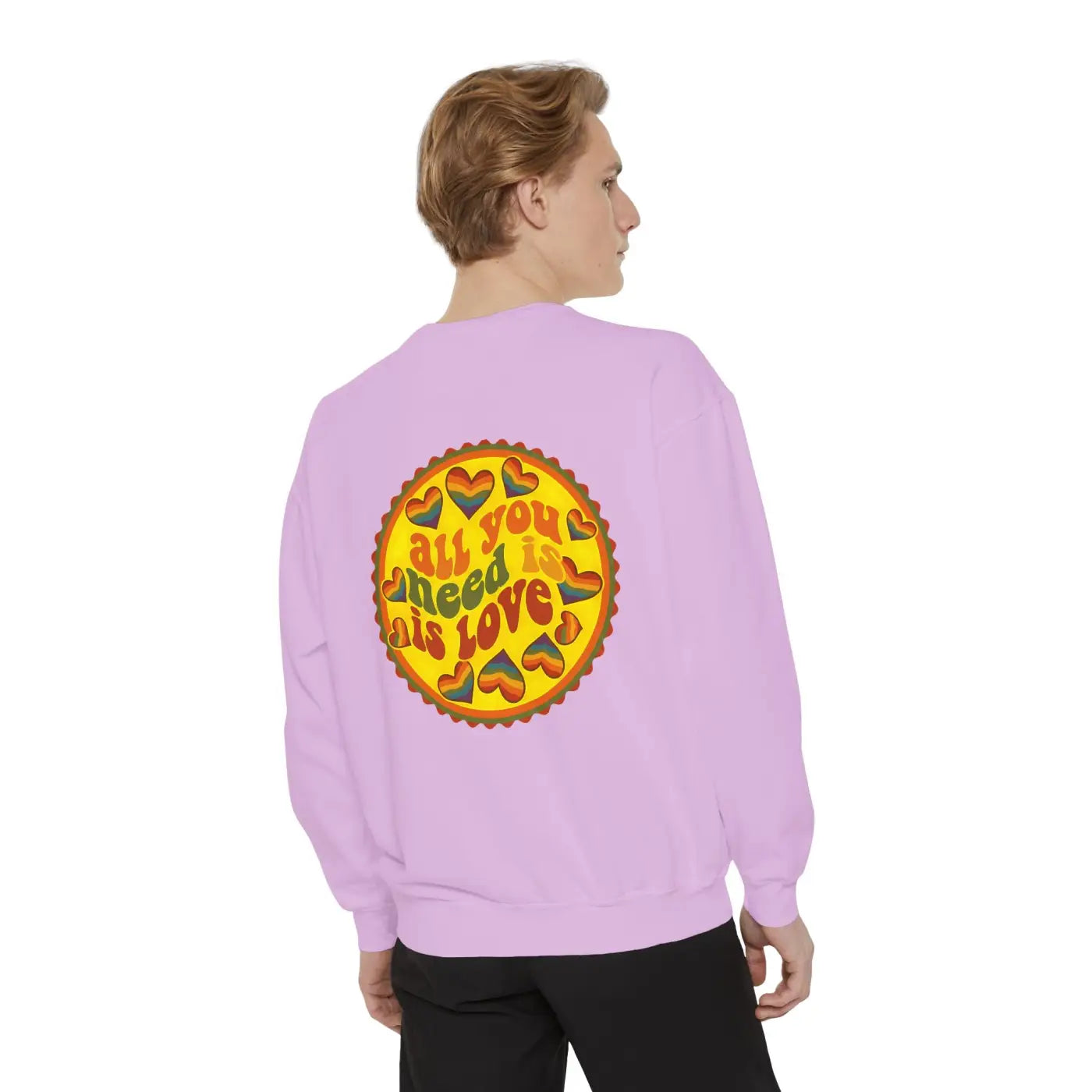 Lover Heart Sweatshirt - Retro 70s Vibes - DipaliZ