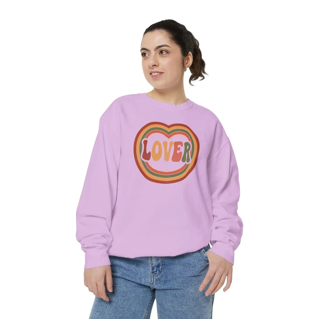 Lover Heart Sweatshirt - Retro 70s Vibes - DipaliZ