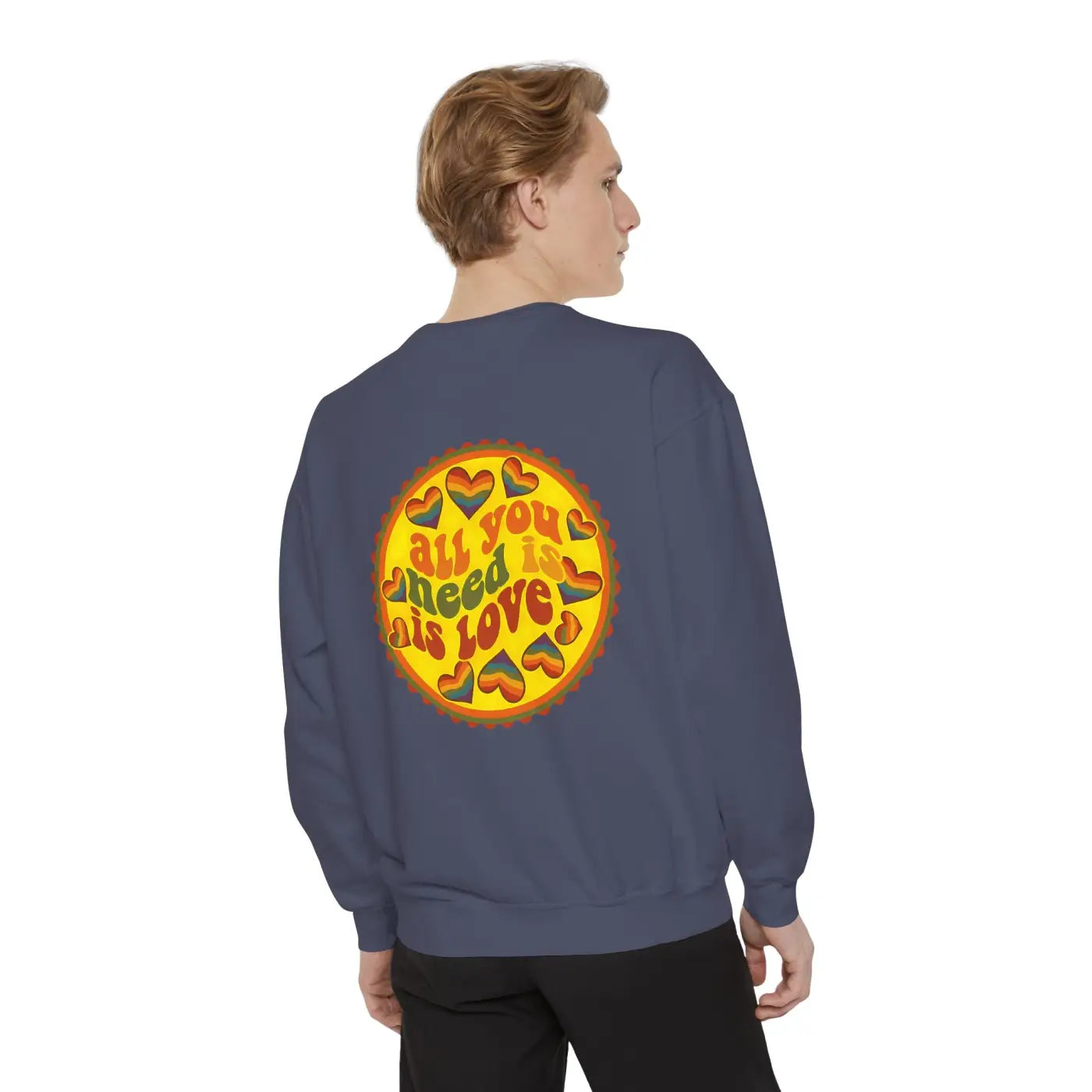 Lover Heart Sweatshirt - Retro 70s Vibes - DipaliZ
