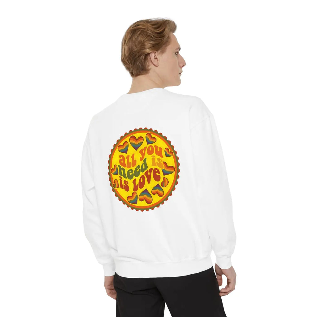 Lover Heart Sweatshirt - Retro 70s Vibes - DipaliZ