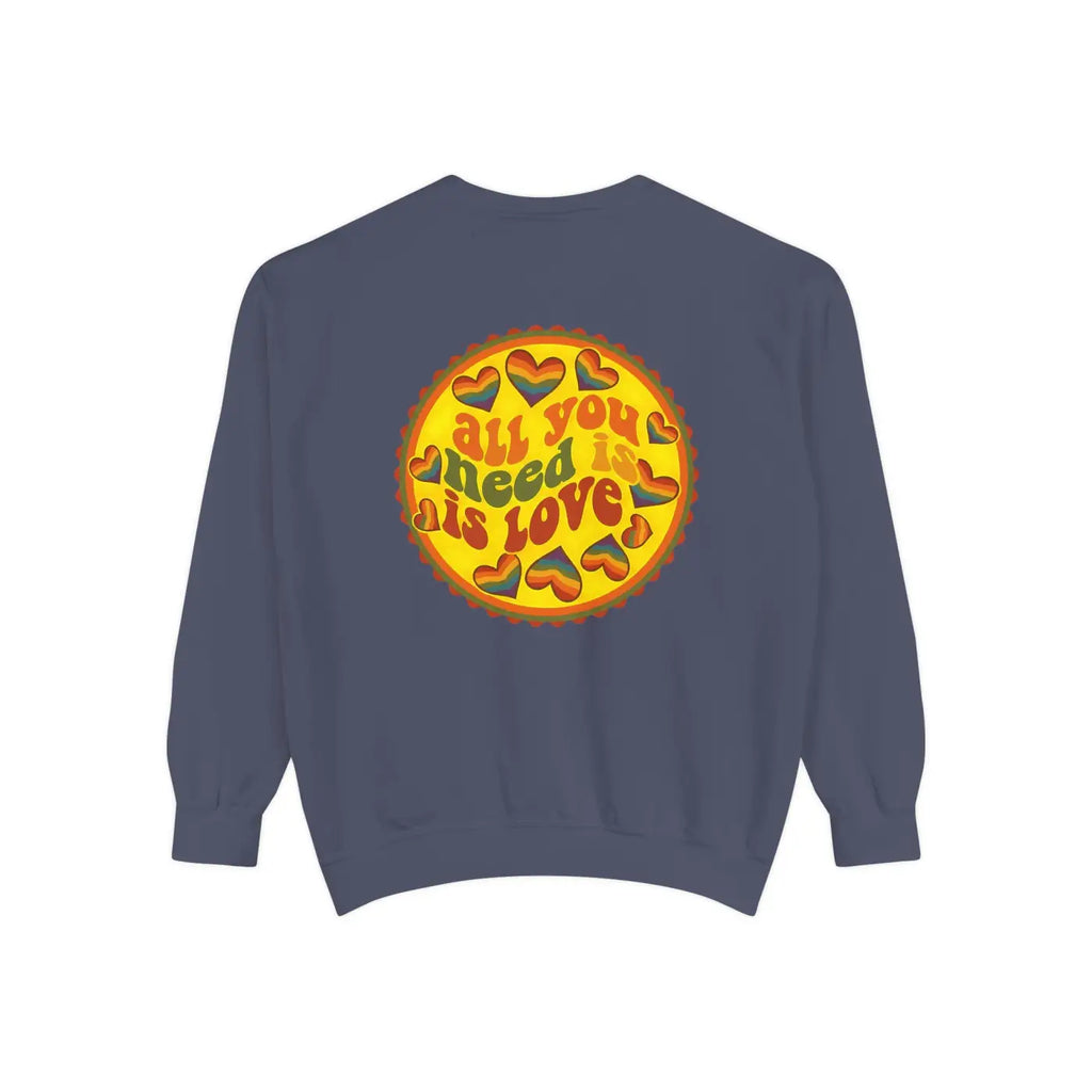 Lover Heart Sweatshirt - Retro 70s Vibes - DipaliZ