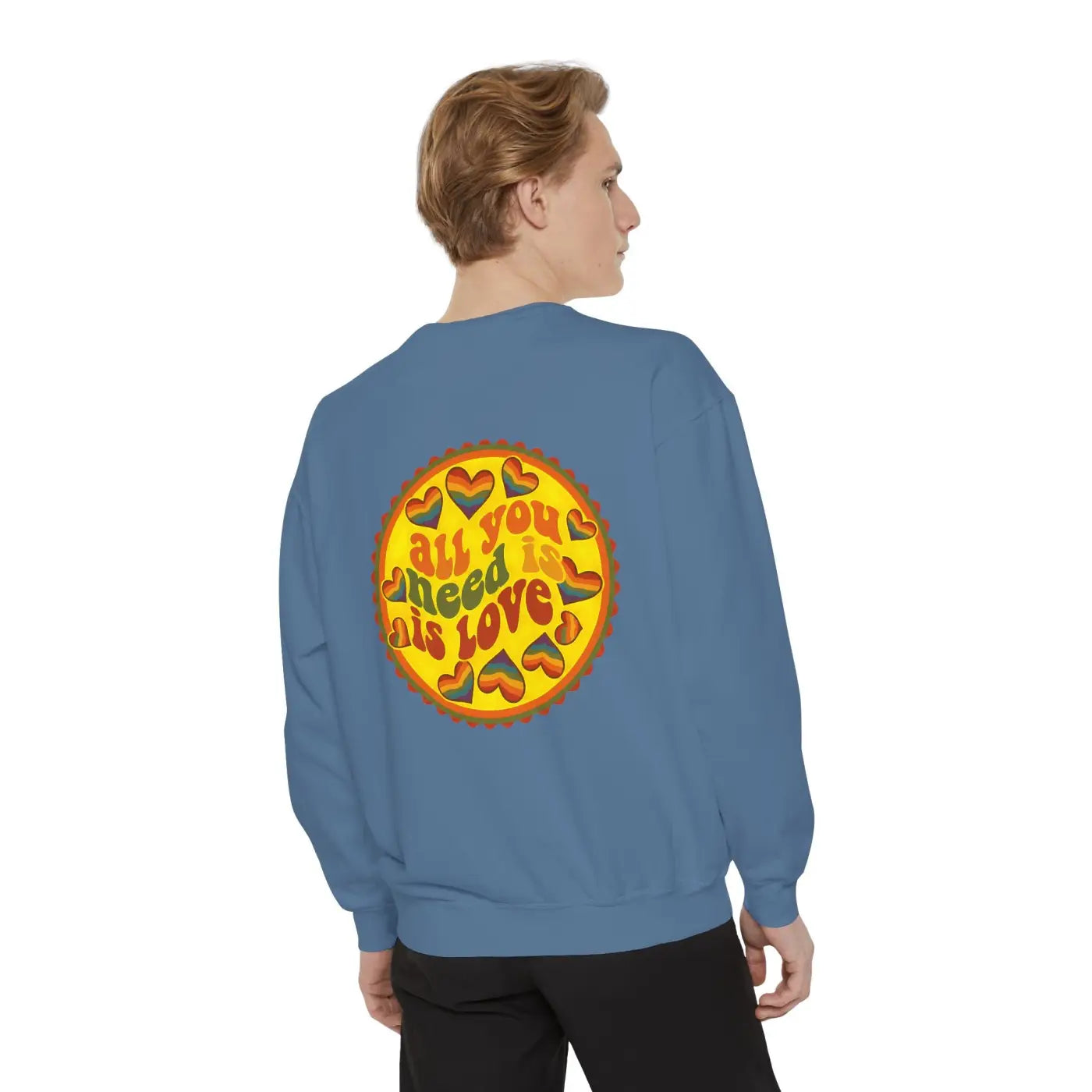 Lover Heart Sweatshirt - Retro 70s Vibes - DipaliZ