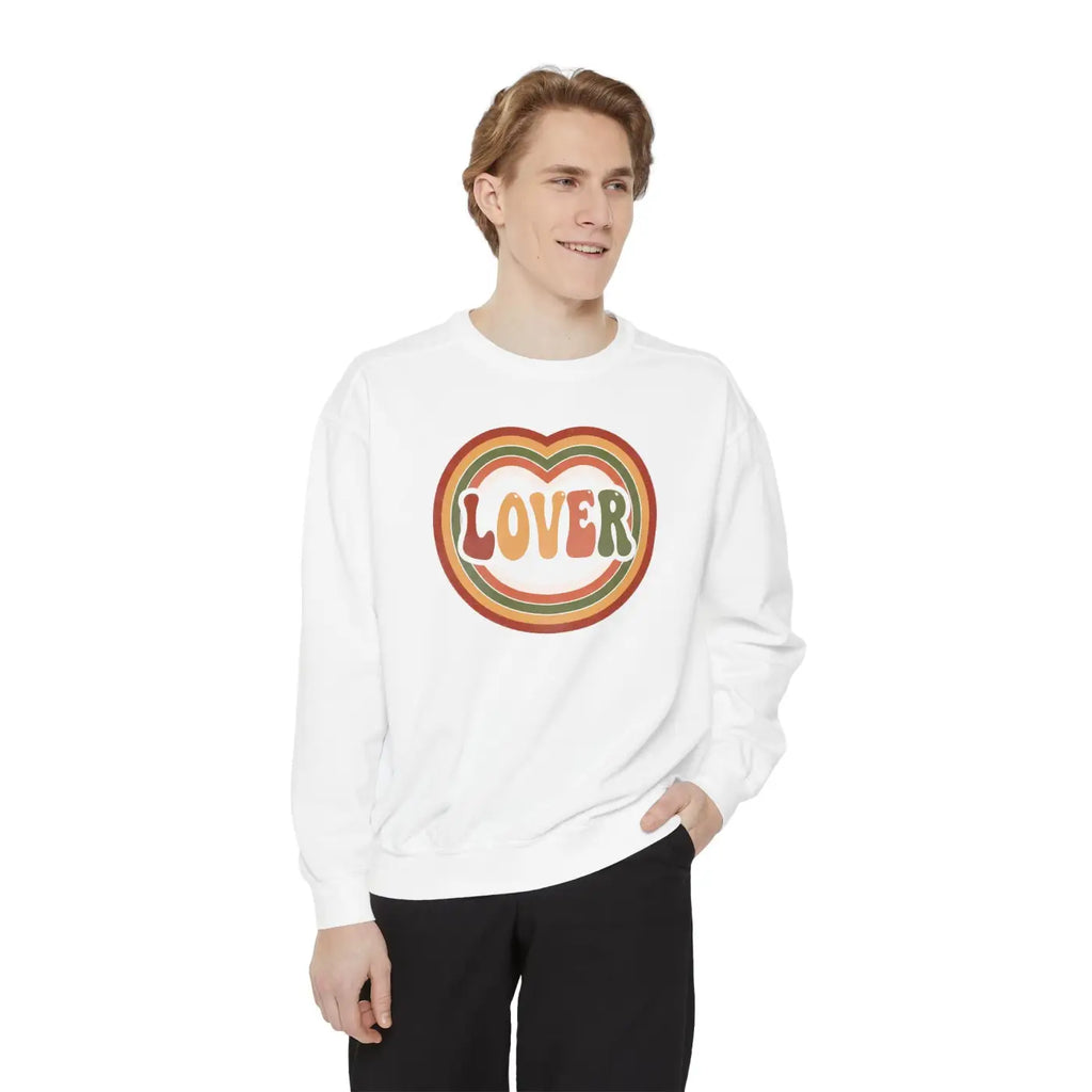 Lover Heart Sweatshirt - Retro 70s Vibes - DipaliZ