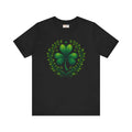 Irish Clover Short Sleeve Tee - Shamrock Print - DipaliZ