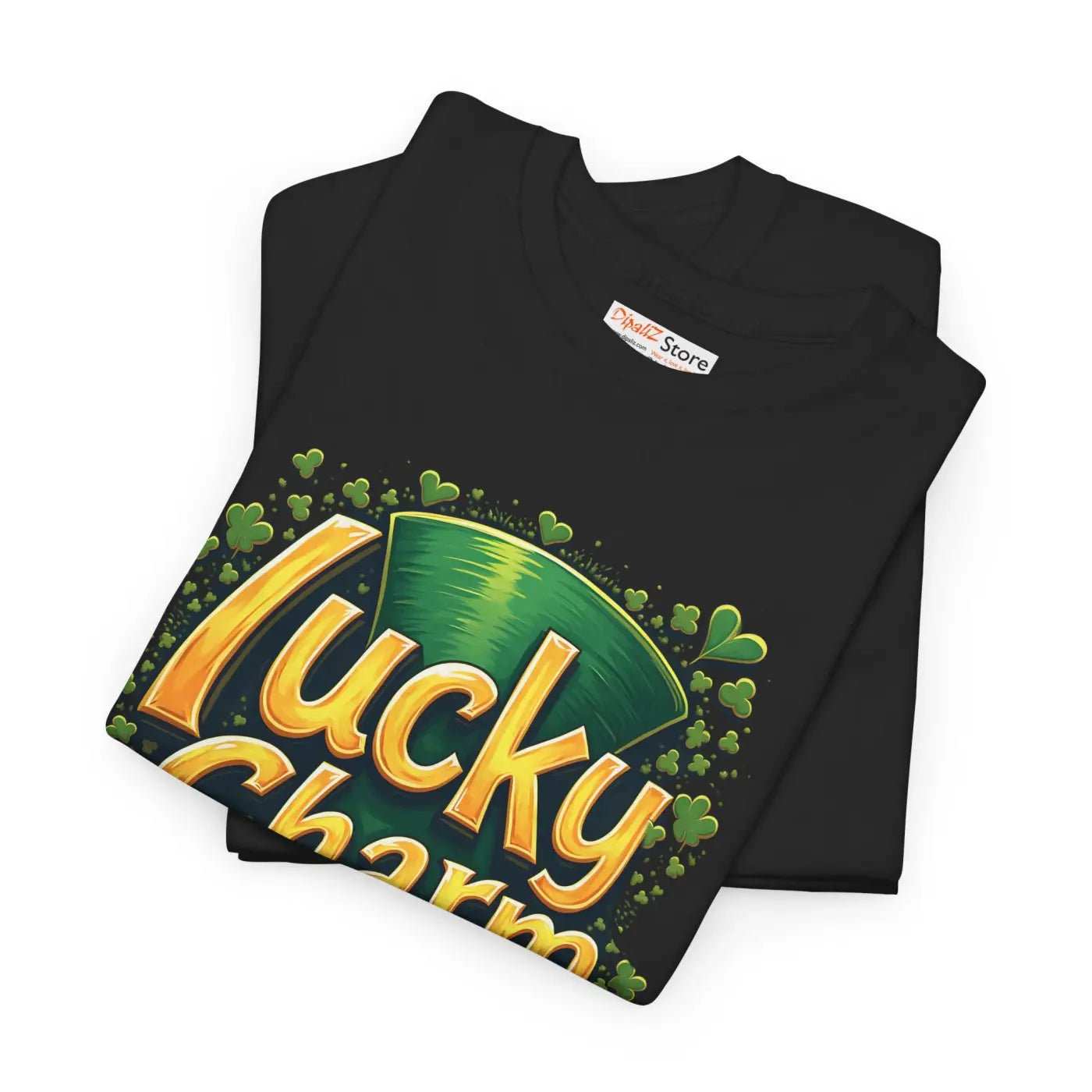Lucky Charm Heavy Cotton Tee - St Patrick's Day - DipaliZ
