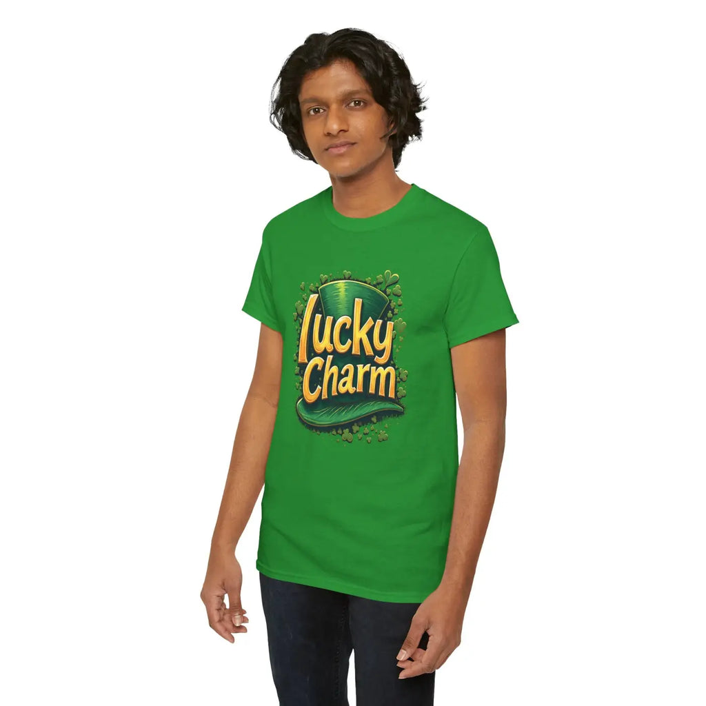 Lucky Charm Heavy Cotton Tee - St Patrick's Day - DipaliZ