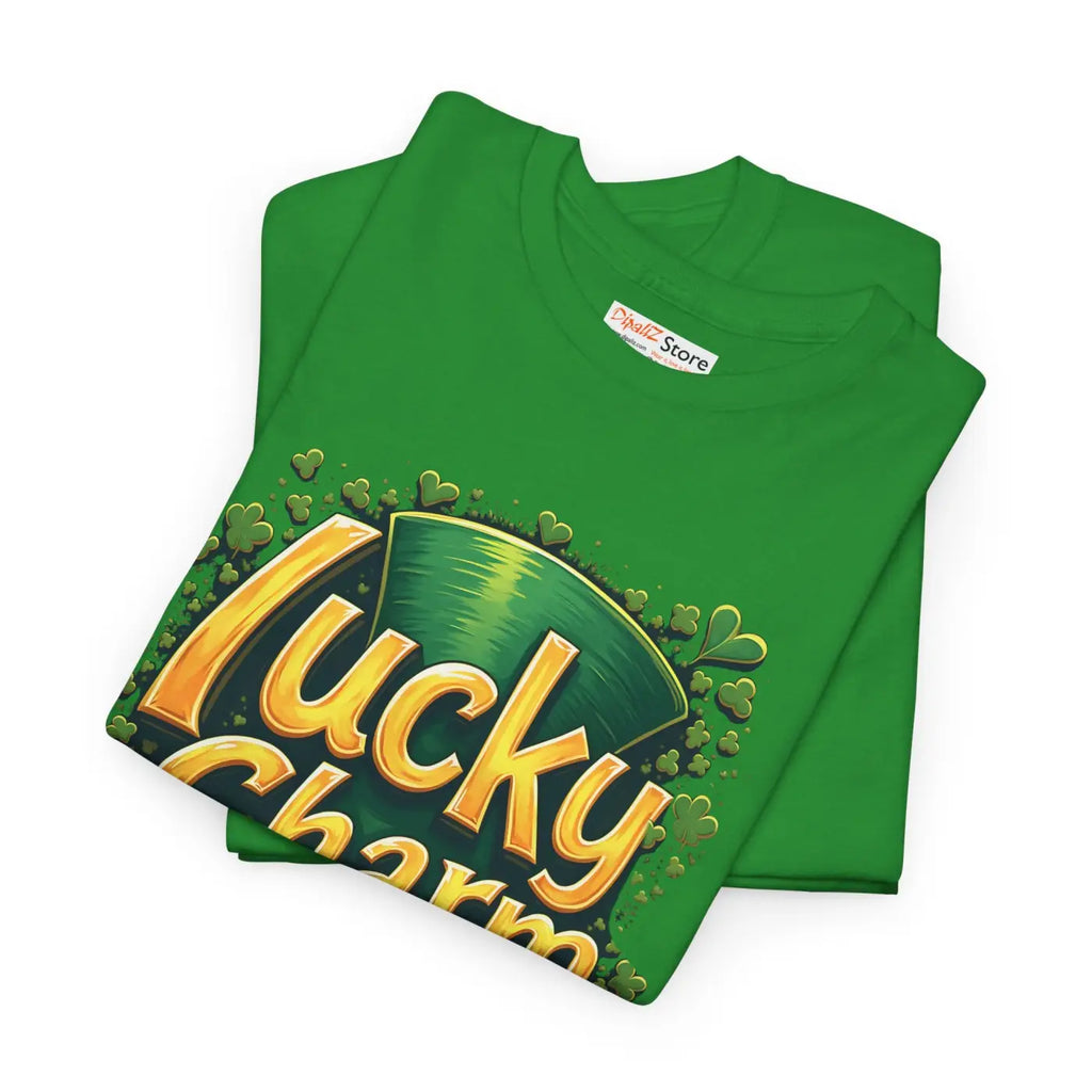 Lucky Charm Heavy Cotton Tee - St Patrick's Day - DipaliZ