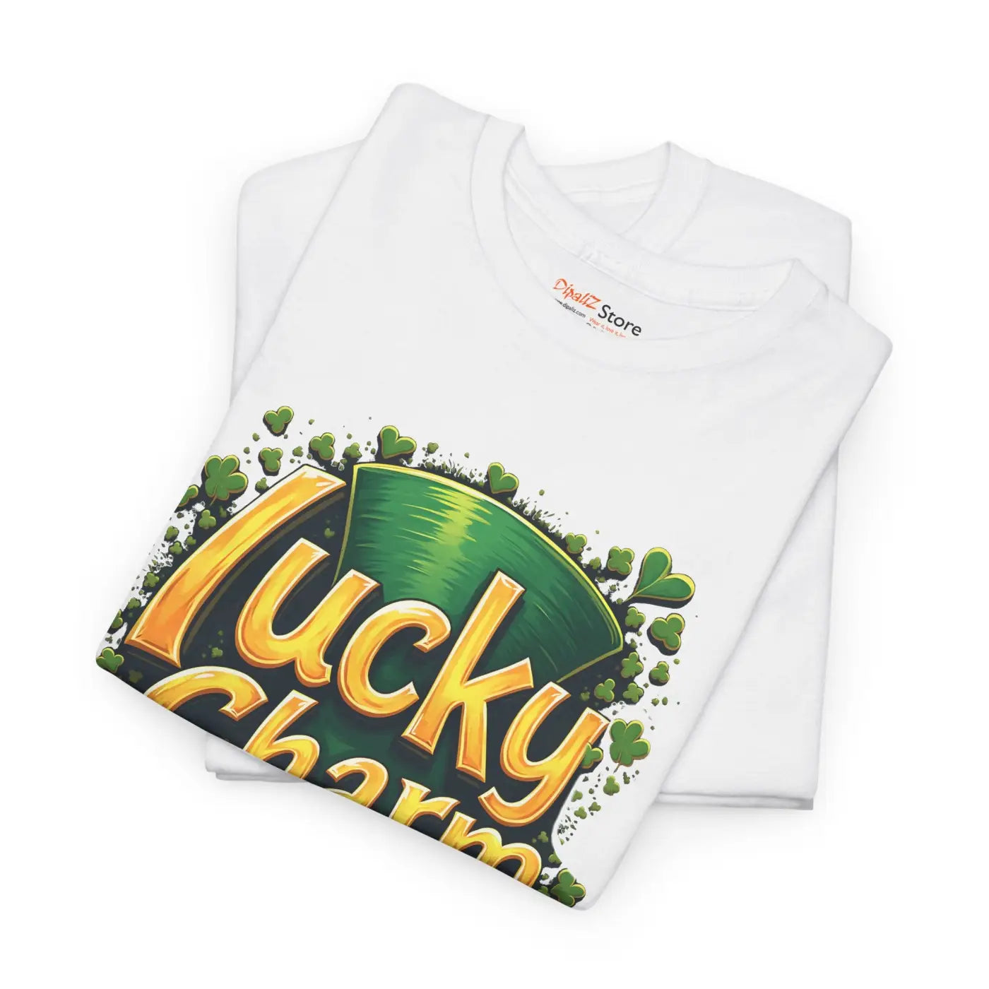 Lucky Charm Heavy Cotton Tee - St Patrick's Day - DipaliZ