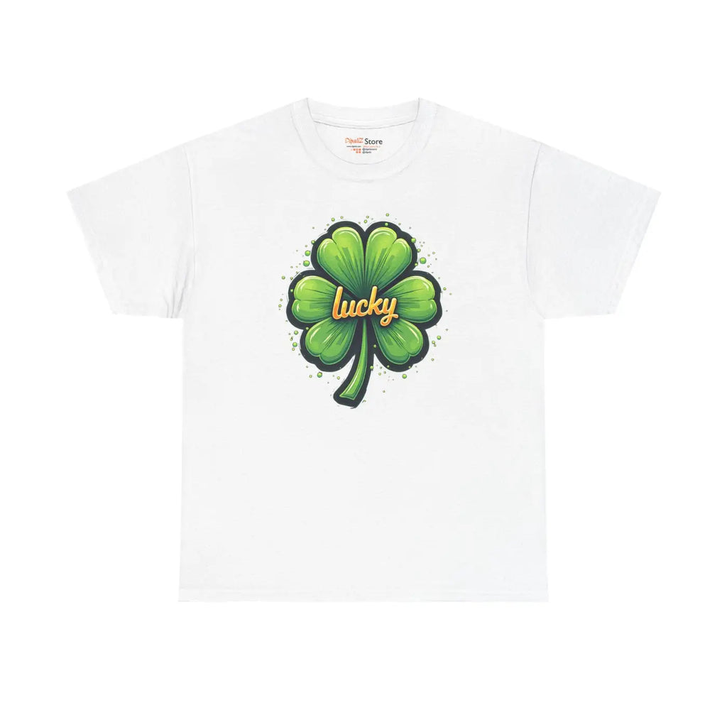 Epic Heavy Cotton Tee - Shamrock Design Unisex - DipaliZ