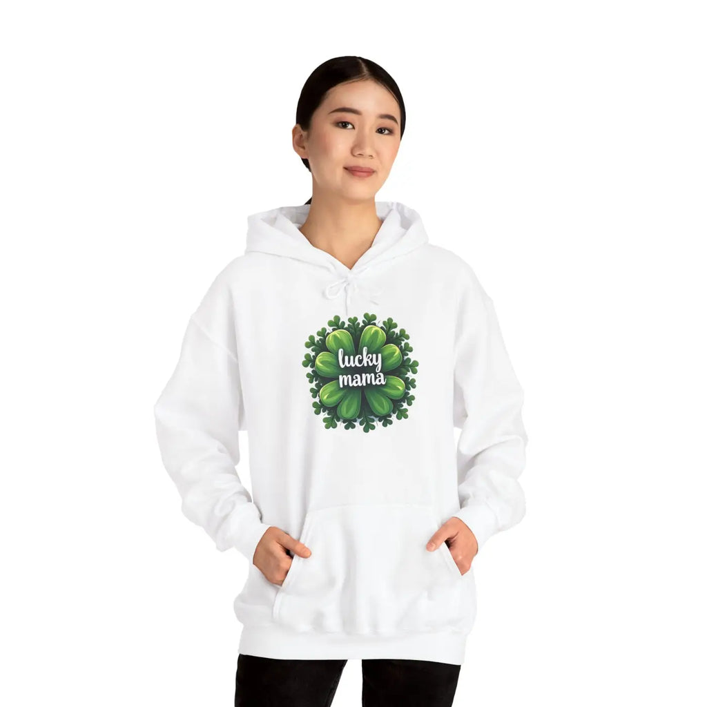 Lucky Mama Unisex Heavy Hooded Sweatshirt - Casual Cool - DipaliZ