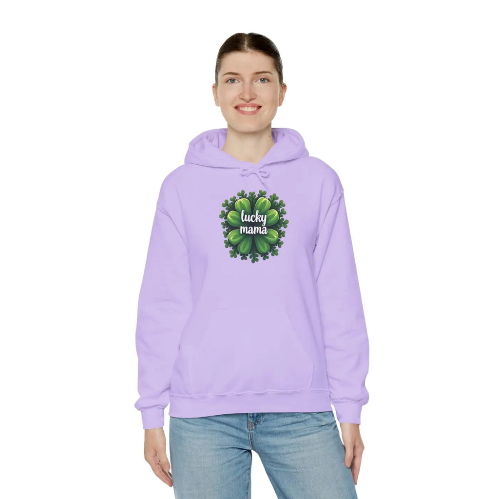 Lucky Mama Unisex Heavy Hooded Sweatshirt - Casual Cool - DipaliZ
