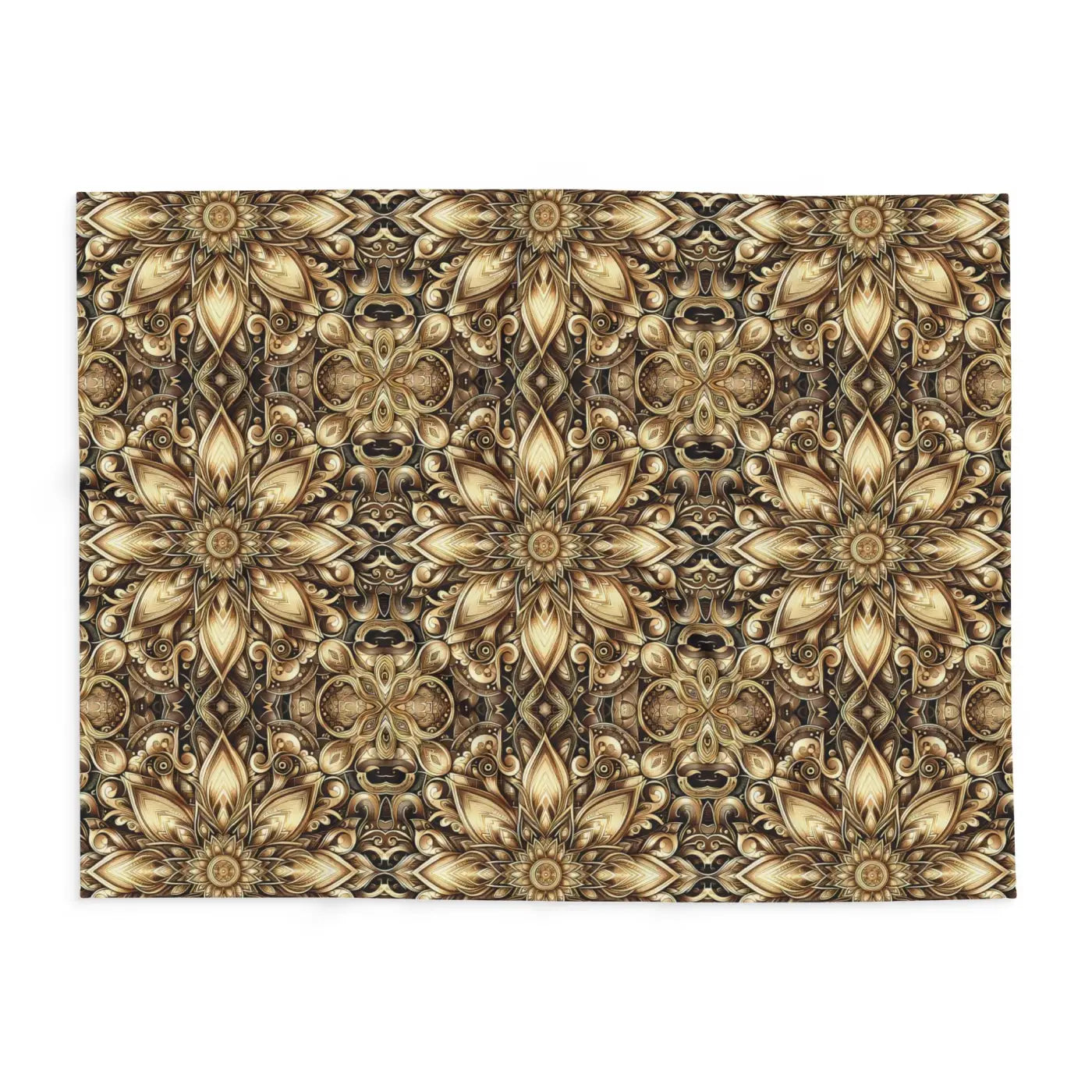 Floral Pattern Arctic Fleece Blanket - Cozy Home Comfort - DipaliZ