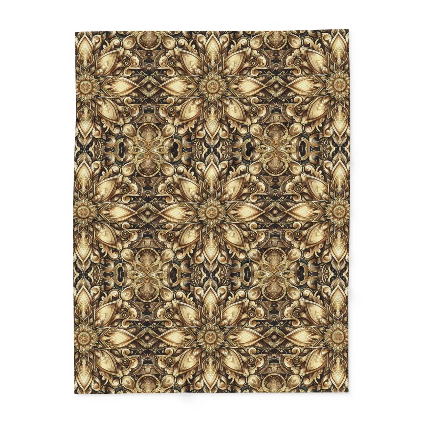 Floral Pattern Arctic Fleece Blanket - Cozy Home Comfort - DipaliZ