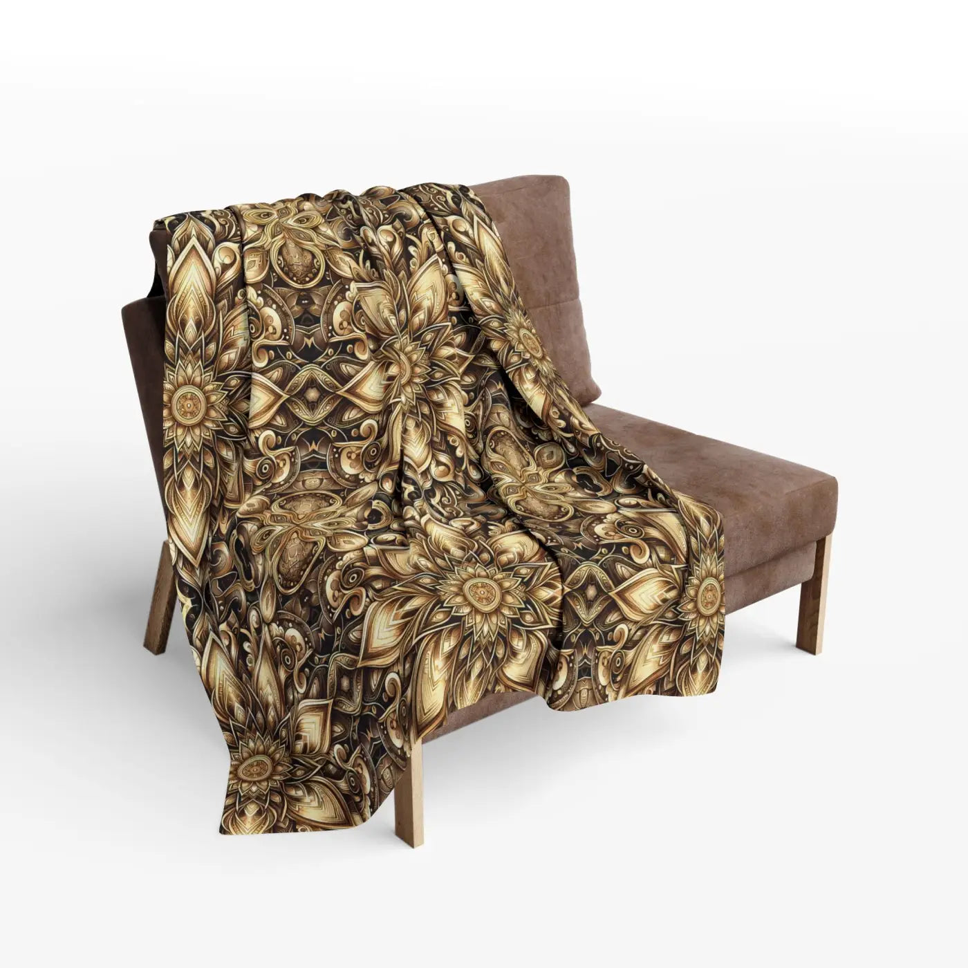 Floral Pattern Arctic Fleece Blanket - Cozy Home Comfort - DipaliZ