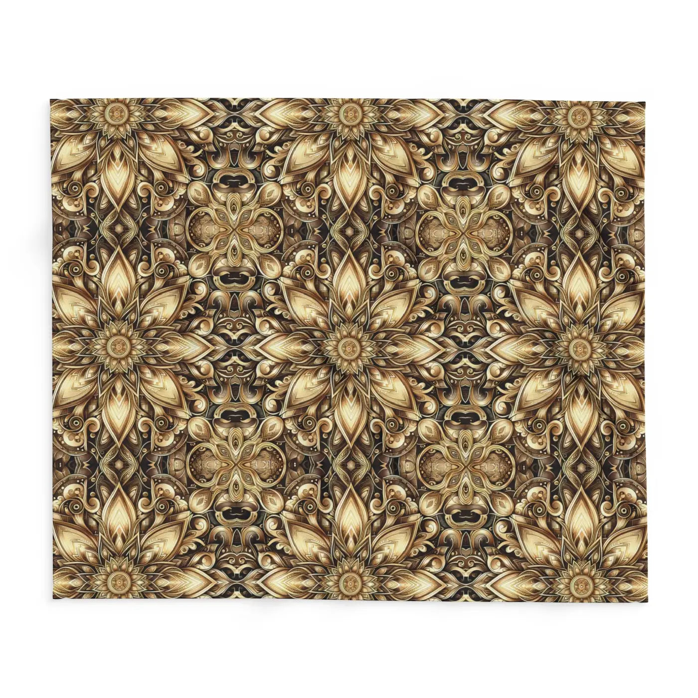 Floral Pattern Arctic Fleece Blanket - Cozy Home Comfort - DipaliZ
