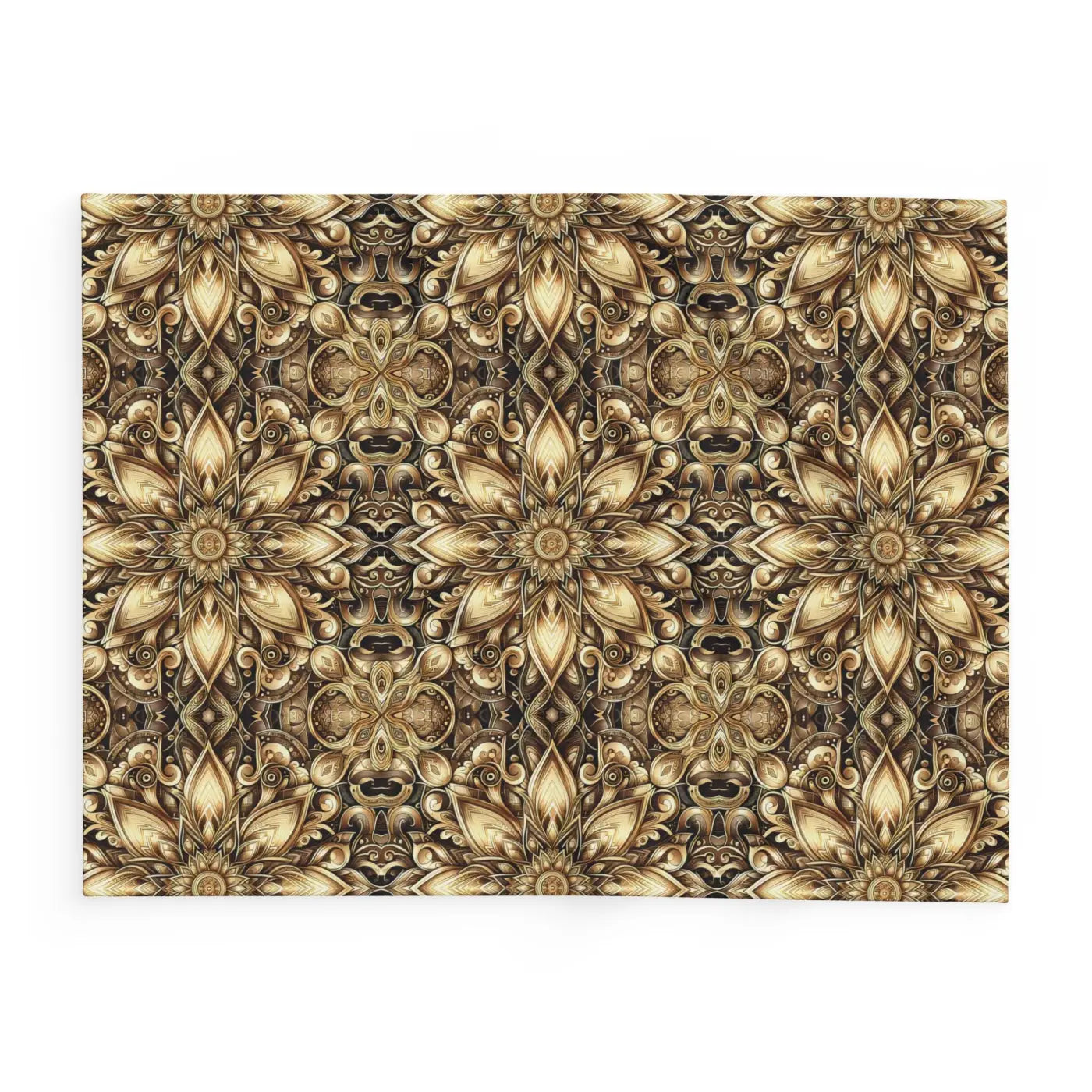 Floral Pattern Arctic Fleece Blanket - Cozy Home Comfort - DipaliZ