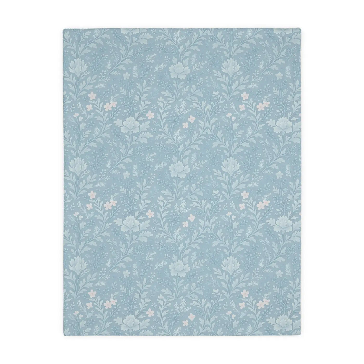 Velveteen Microfiber Blanket - Cozy Floral Design - DipaliZ