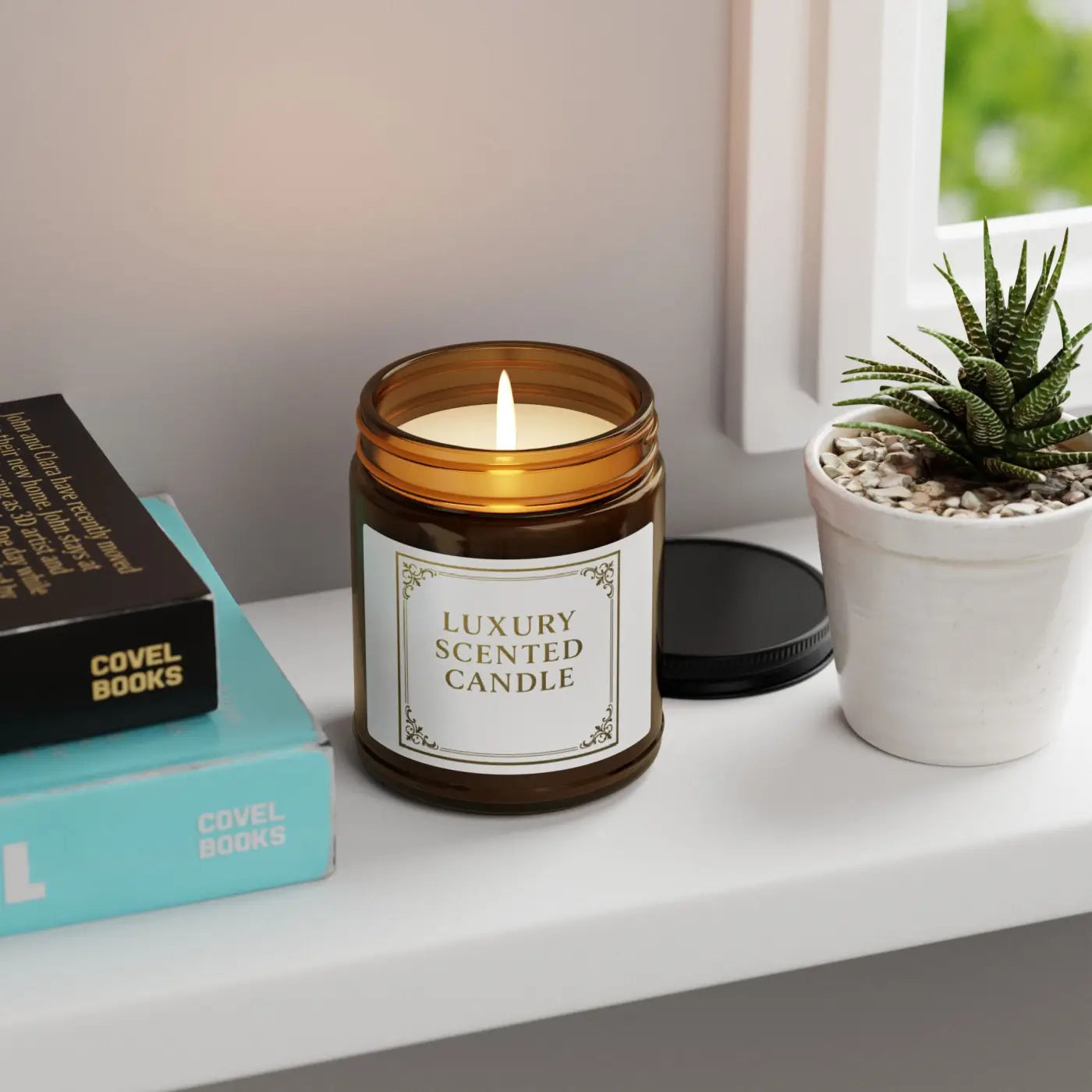 Luxury Scented Soy Candle - Cozy Ambiance with Cotton Wick - DipaliZ