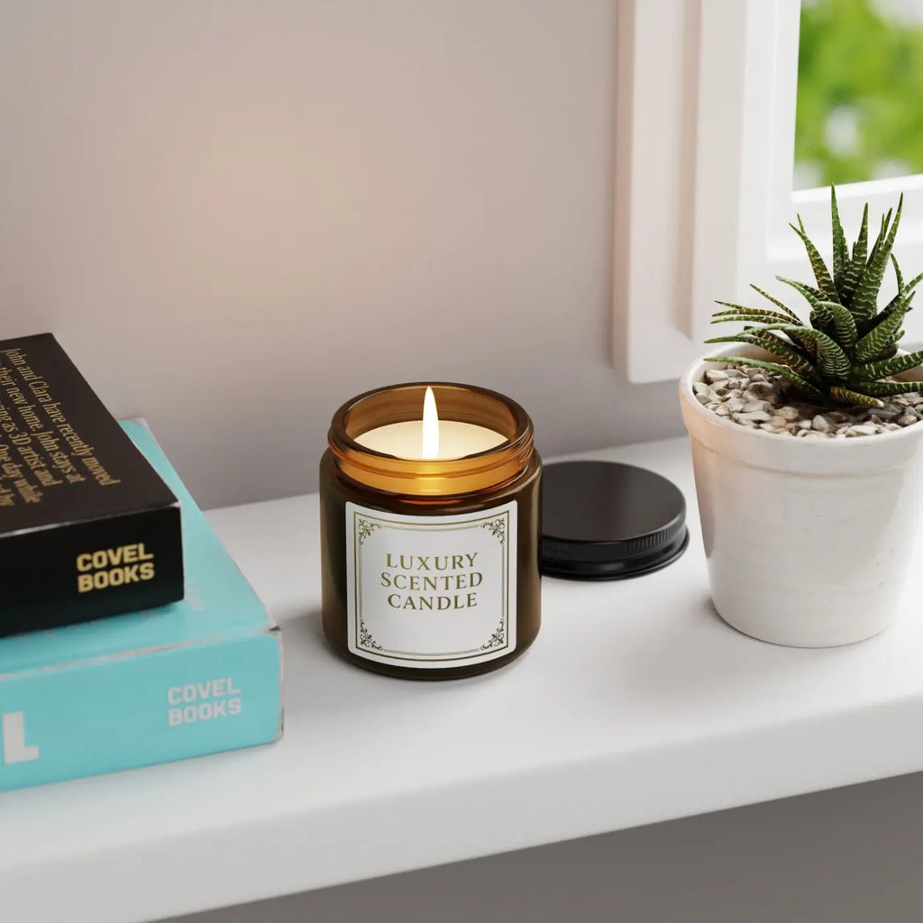 Luxury Scented Soy Candle - Cozy Ambiance with Cotton Wick - DipaliZ