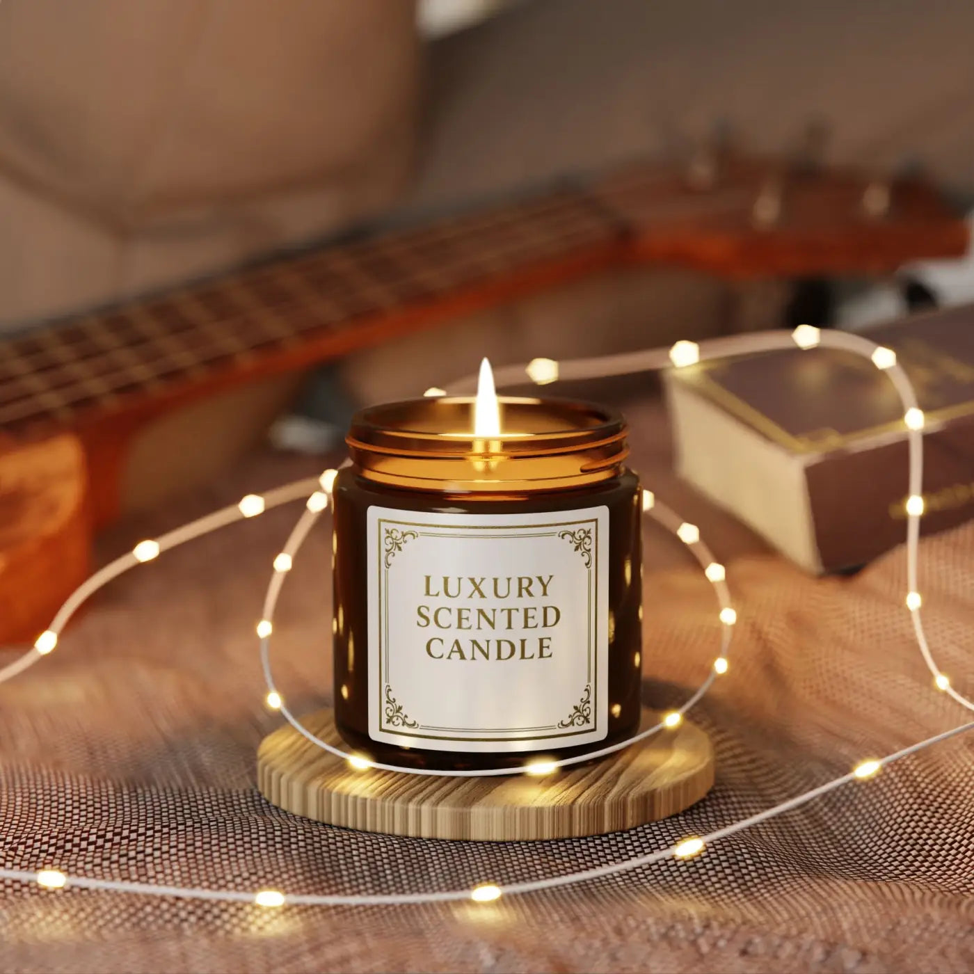 Luxury Scented Soy Candle - Cozy Ambiance with Cotton Wick - DipaliZ