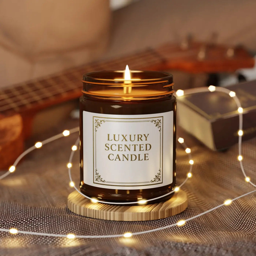Luxury Scented Soy Candle - Cozy Ambiance with Cotton Wick - DipaliZ