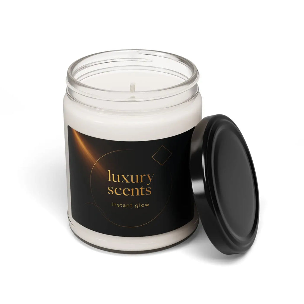 Luxury Scented Soy Candle - Instant Glow Reusable Glass - DipaliZ