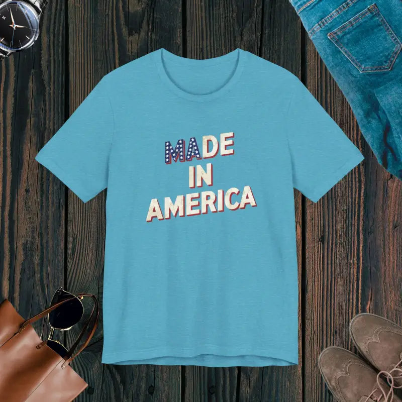 Ultimate Patriotic Tee - Star-Spangled Unisex Jersey - DipaliZ