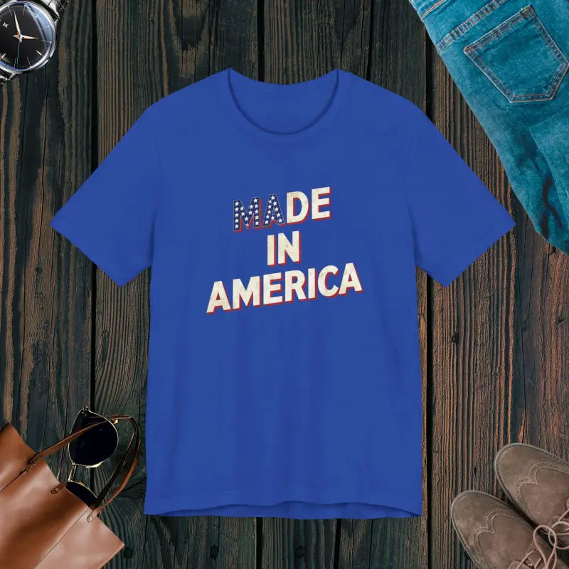 Ultimate Patriotic Tee - Star-Spangled Unisex Jersey - DipaliZ