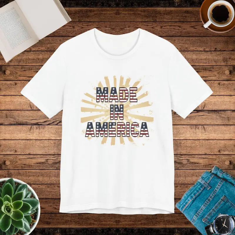Made In America 4th Of July Tee - Soft Cotton - DipaliZ