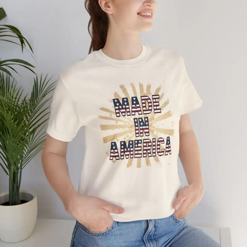 Made In America 4th Of July Tee - Soft Cotton - DipaliZ