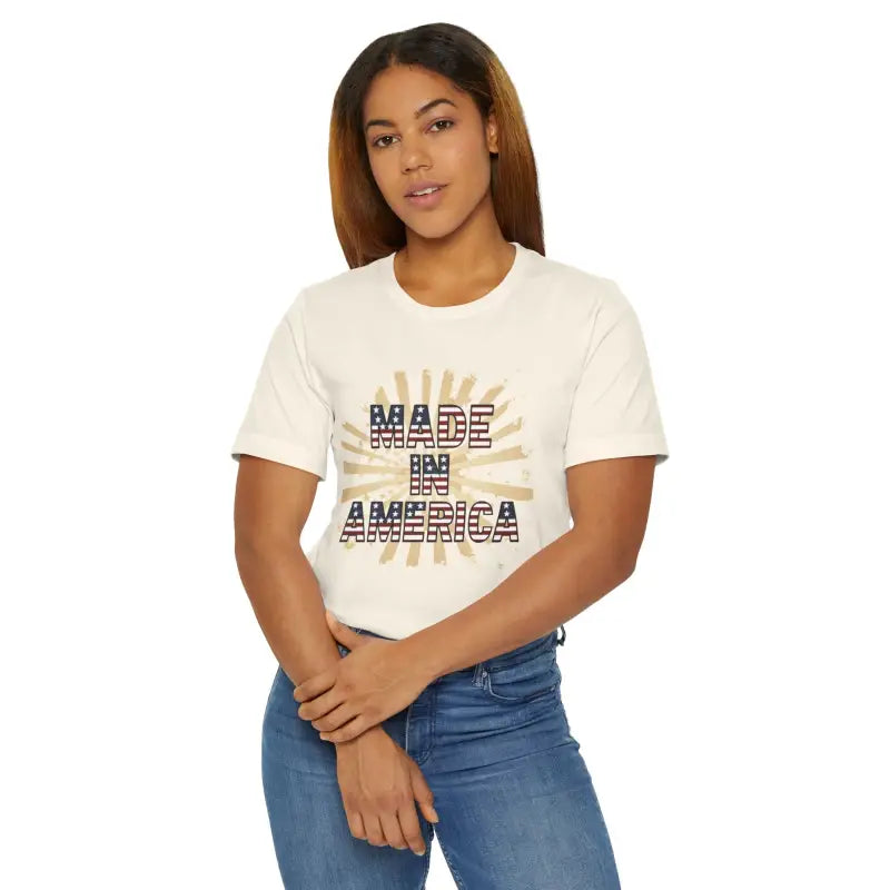 Made In America 4th Of July Tee - Soft Cotton - DipaliZ