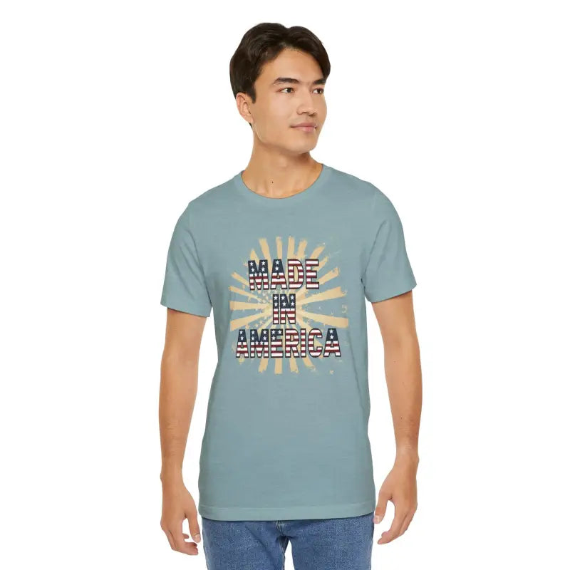 Made In America 4th Of July Tee - Soft Cotton - DipaliZ