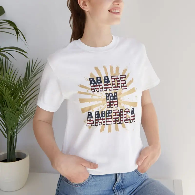 Made In America 4th Of July Tee - Soft Cotton - DipaliZ