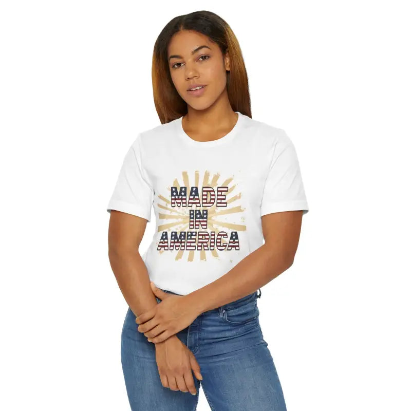 Made In America 4th Of July Tee - Soft Cotton - DipaliZ