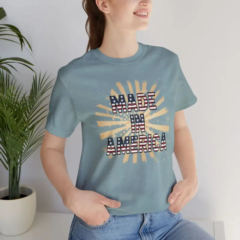 Made In America 4th Of July Tee - Soft Cotton - DipaliZ
