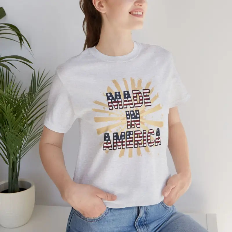 Made In America 4th Of July Tee - Soft Cotton - DipaliZ