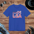 Cozy Unisex Tee - 4th of July Made USA - DipaliZ