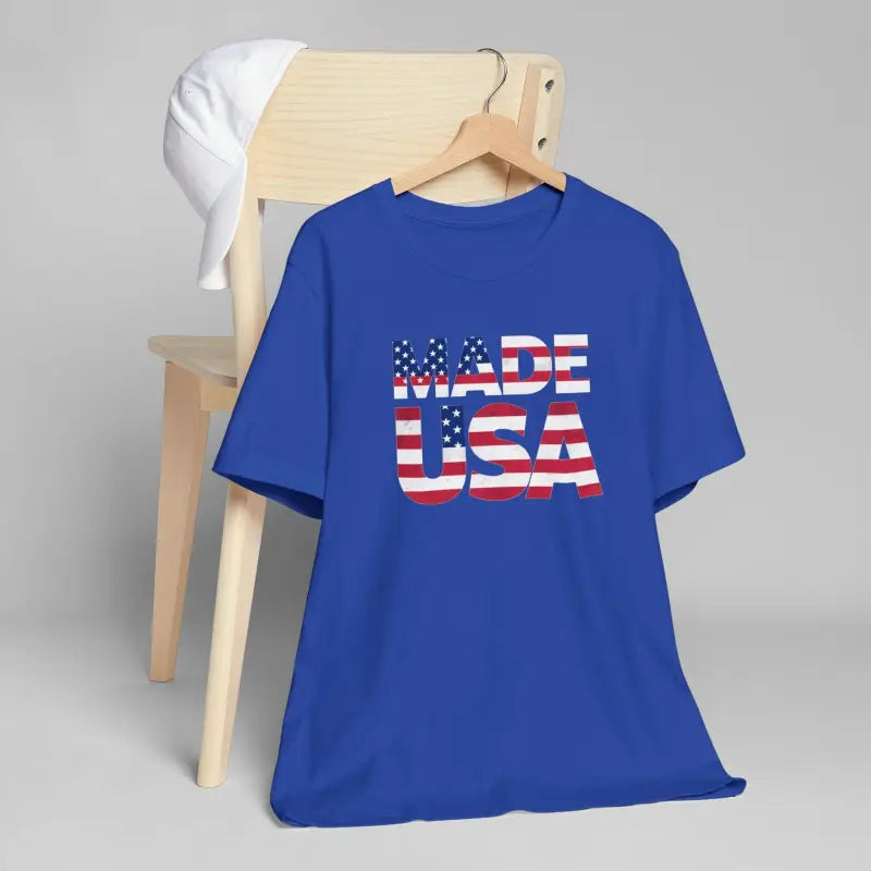 Cozy Unisex Tee - 4th of July Made USA - DipaliZ