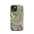 Green Pastel Swirl Marble MagSafe® Magnetic Attachment Tough Phone Case