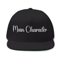 Main Character Energy Snapback - Trendy Embroidered Cap - DipaliZ