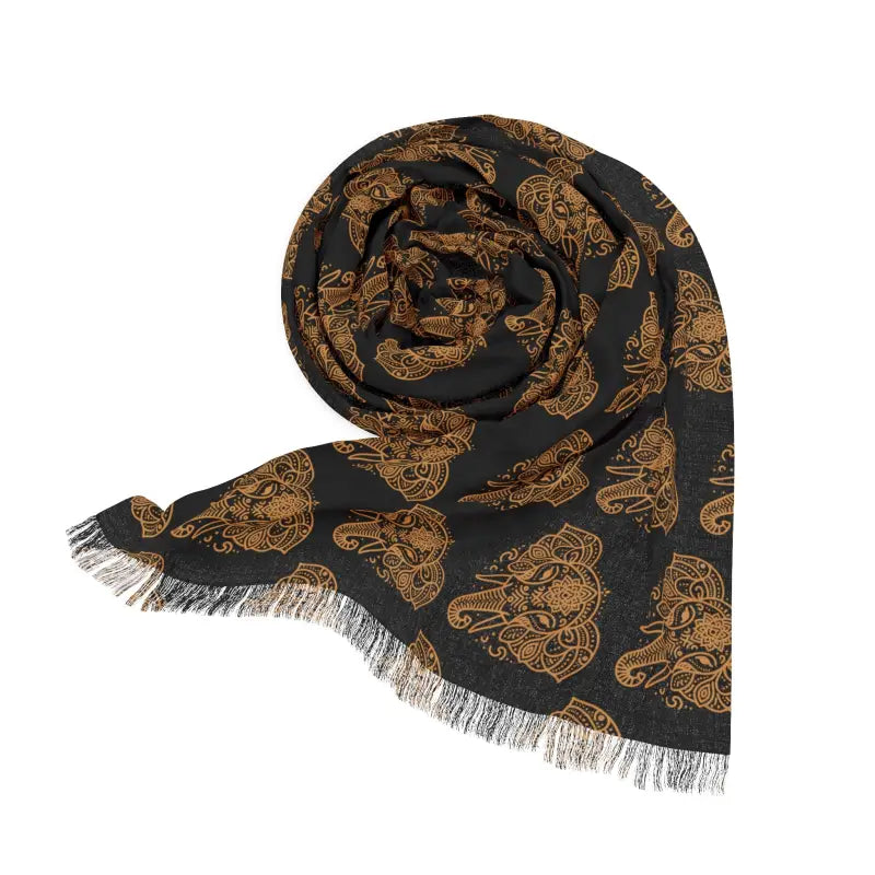 Elephant Mandala Scarf - Vibrant Stylish Accessory - DipaliZ
