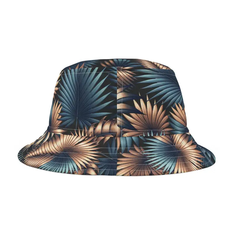 Polyester Bucket Hat - Palm Leaves Tropical Vibes - DipaliZ