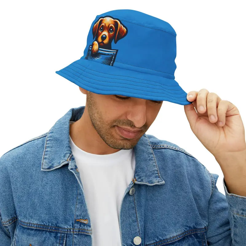 Chic Polyester Bucket Hat - Bold Modern Style - DipaliZ