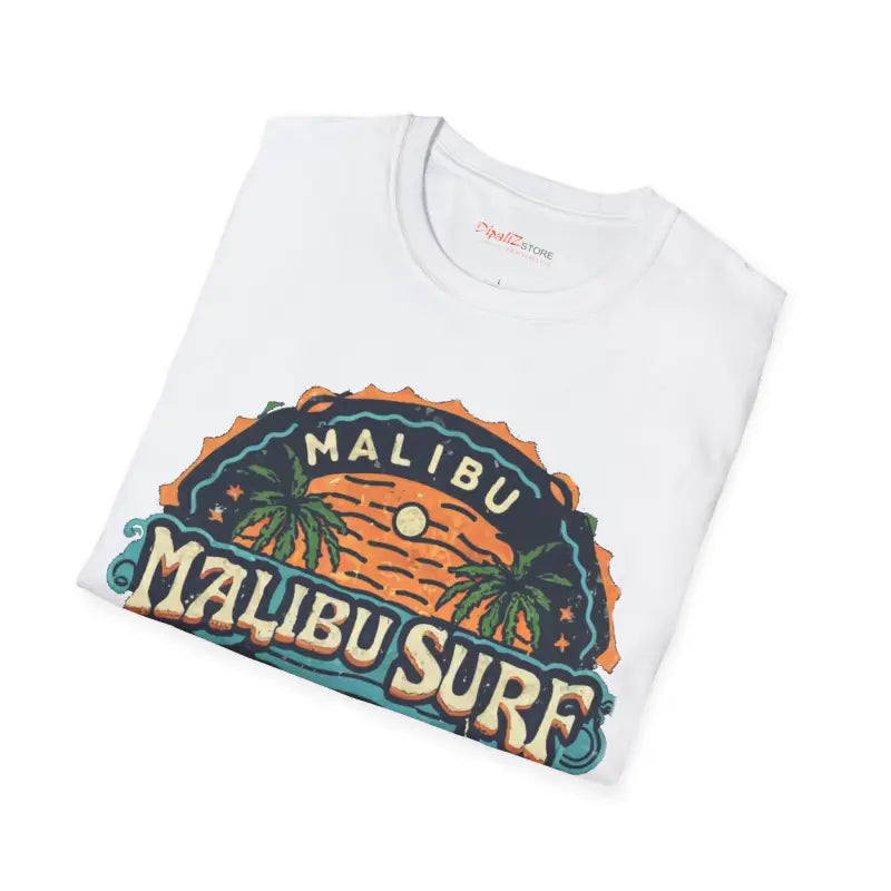 Malibu Surfs Up Softstyle T Shirt - Eco-Friendly Gifts - DipaliZ