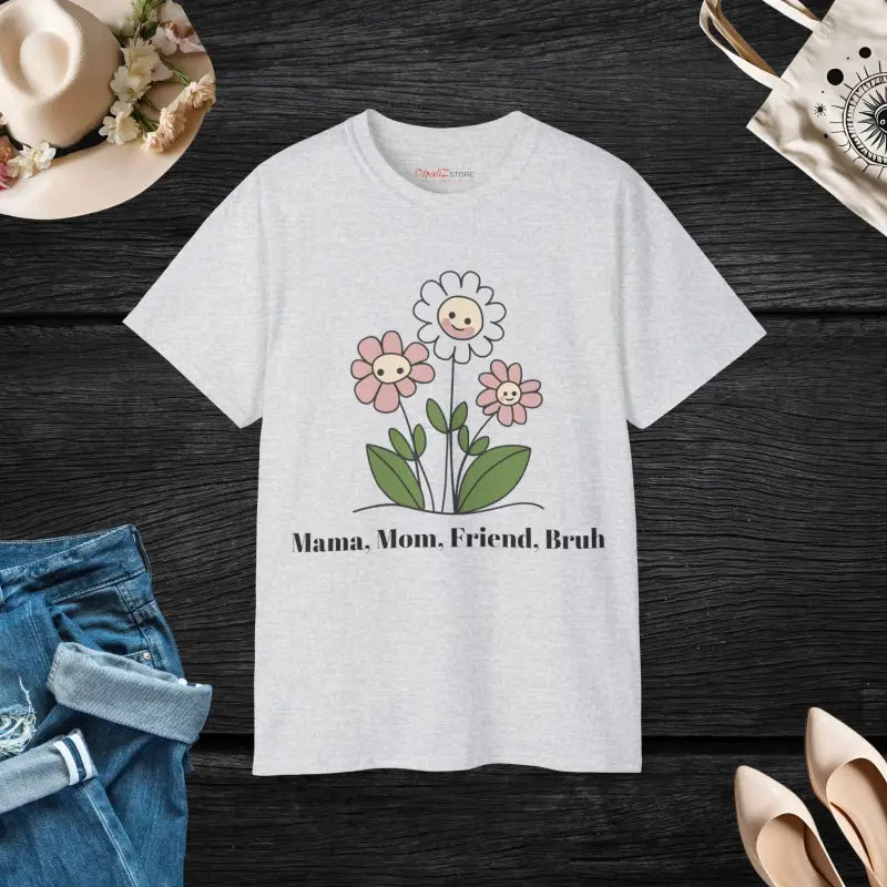 Modern Fashion Unisex Cotton Tee - Moms Day Stylish Outfit - DipaliZ