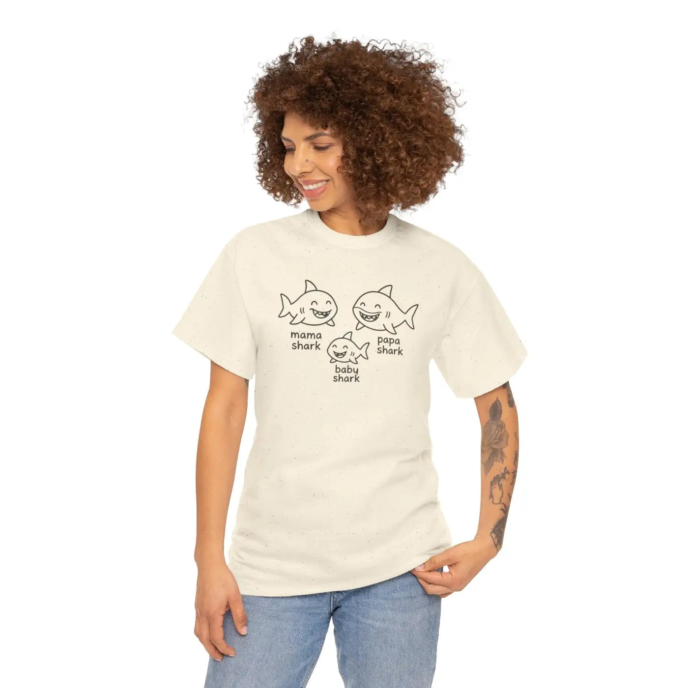Unisex Heavy Cotton Tee - Meme Design Family Fun - DipaliZ