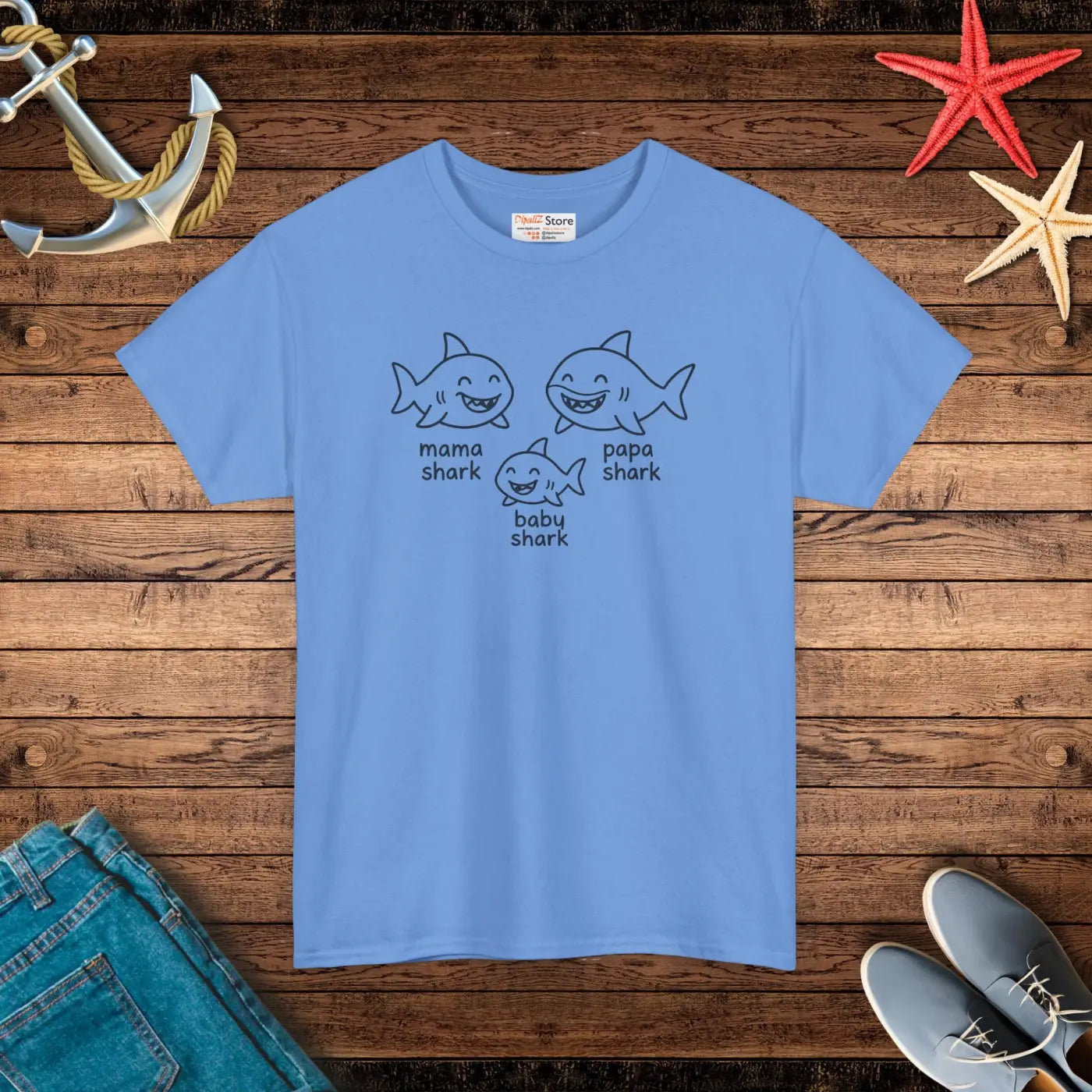 Unisex Heavy Cotton Tee - Meme Design Family Fun - DipaliZ