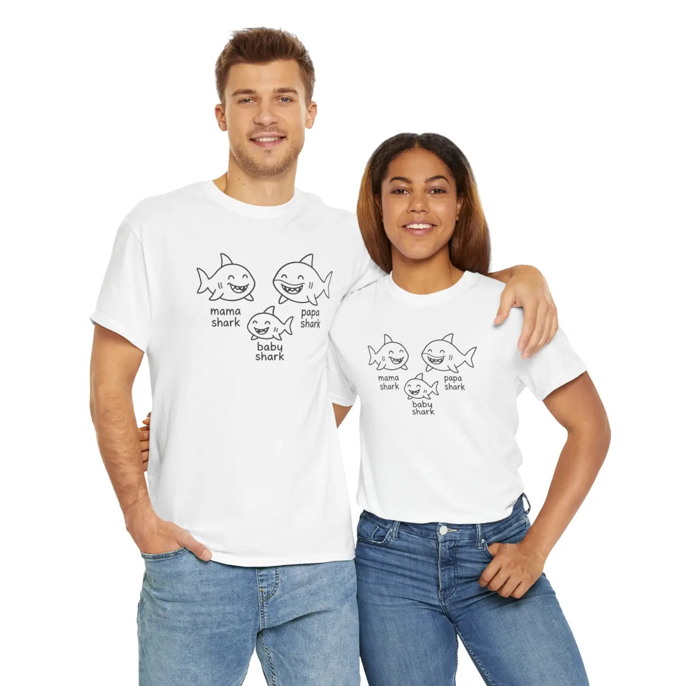 Unisex Heavy Cotton Tee - Meme Design Family Fun - DipaliZ