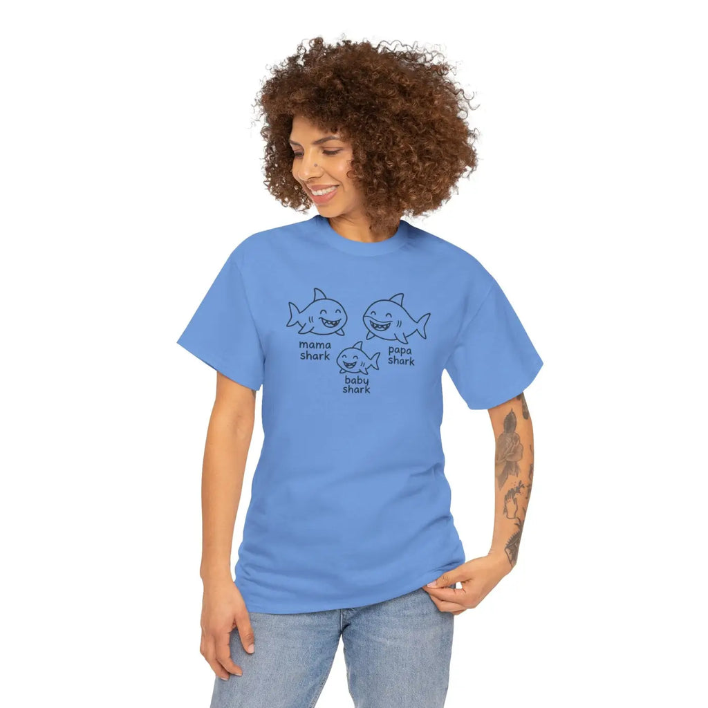 Unisex Heavy Cotton Tee - Meme Design Family Fun - DipaliZ