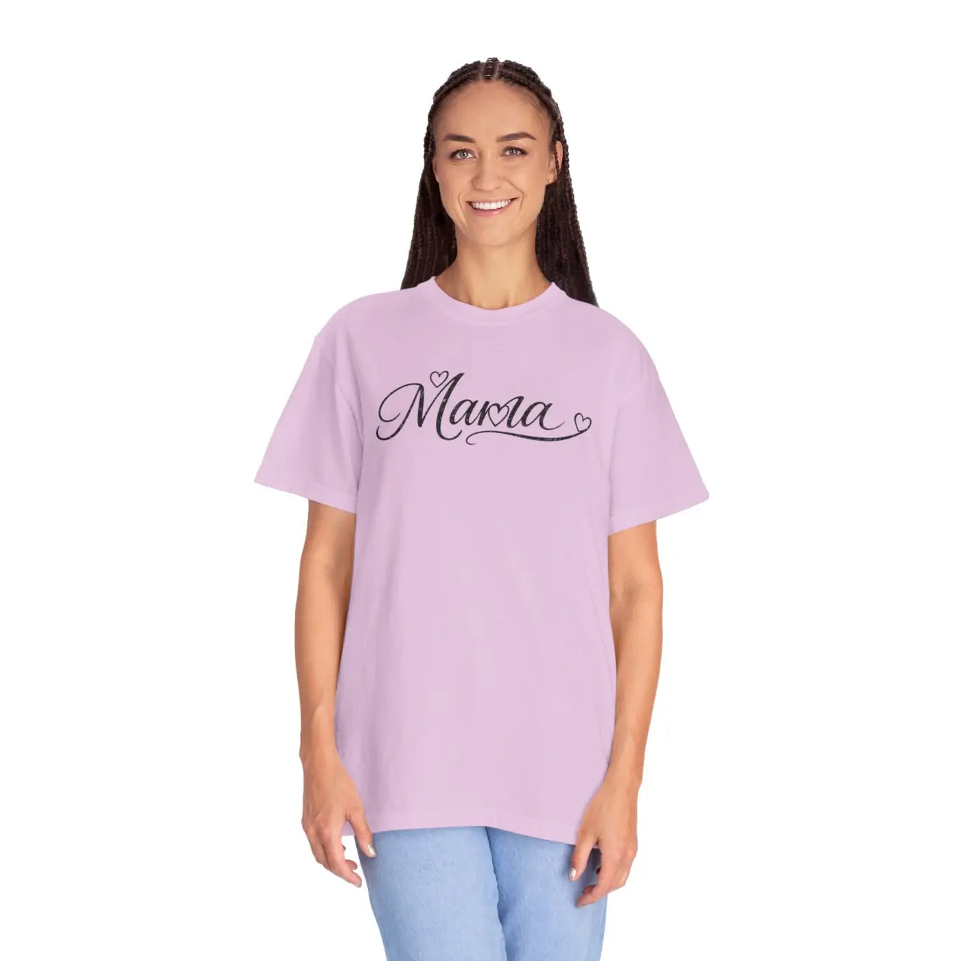 Mama Script Tee - Vintage Comfort Day Lifestyle - DipaliZ